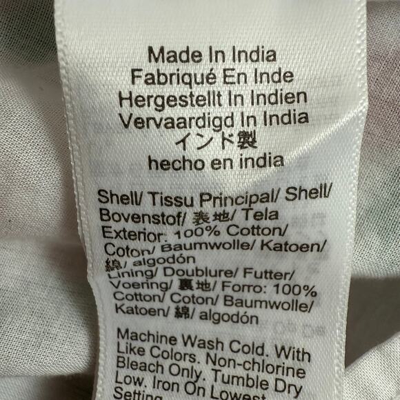 J.Crew Factory Strawberry Print Collared Midi Dress Size 8 Sleeveless Belted - Picture 11 of 11